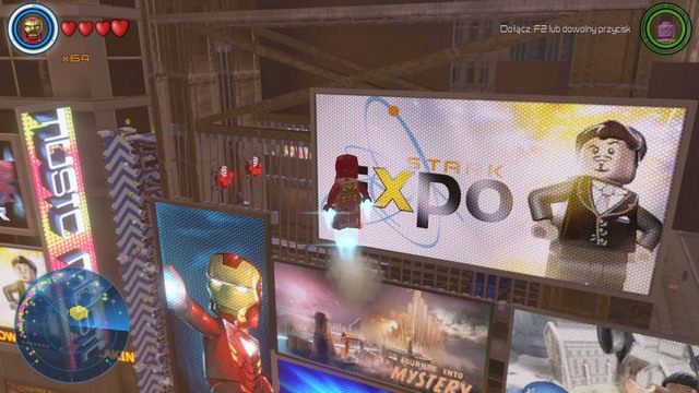 Kolejny złoty klocek znajdziesz na Times Square - Złote klocki | Północny Manhattan - sekrety | LEGO Marvels Avengers - LEGO Marvels Avengers - poradnik do gry