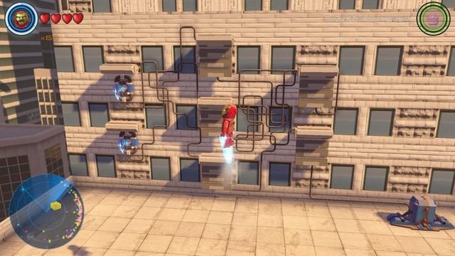 Kolejny złoty klocek znajdziesz na dachu tego samego budynku, na którym znalazłeś klocek #23 - Złote klocki | Północny Manhattan - sekrety | LEGO Marvels Avengers - LEGO Marvels Avengers - poradnik do gry