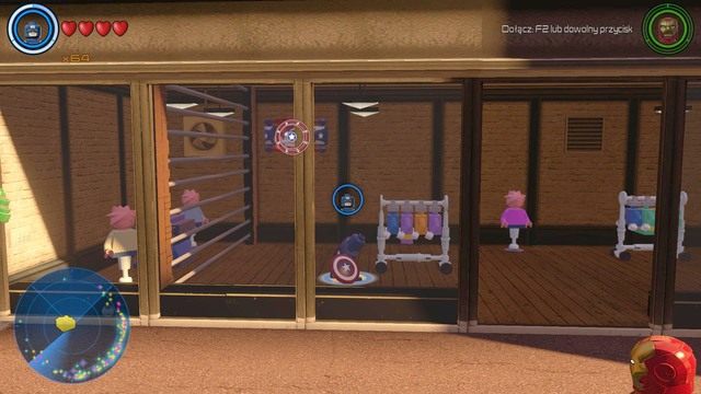 W centralnej części znajdziesz budynek z kolejnym złotym klockiem - Złote klocki | Północny Manhattan - sekrety | LEGO Marvels Avengers - LEGO Marvels Avengers - poradnik do gry