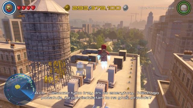 Na budynku obok ulicy dzielącej Central Park z północnym Manhattanem znajdziesz złotą ścianę - Złote klocki | Północny Manhattan - sekrety | LEGO Marvels Avengers - LEGO Marvels Avengers - poradnik do gry