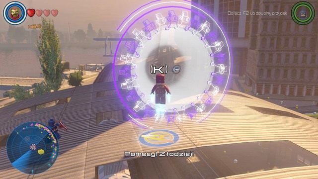 Kolejny wyścig znajdziesz nad peronem, który znajduje się niedaleko elektrowni - Wyścigi / Postacie | Północny Manhattan - sekrety | LEGO Marvels Avengers - LEGO Marvels Avengers - poradnik do gry