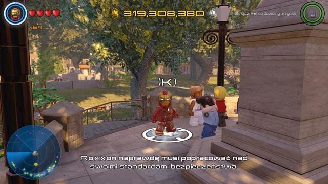 Udaj się do zachodniej części Central Parku i porozmawiaj z Lou by odebrać zadanie - Zadania poboczne | Centralny Manhattan - sekrety | LEGO Marvels Avengers - LEGO Marvels Avengers - poradnik do gry