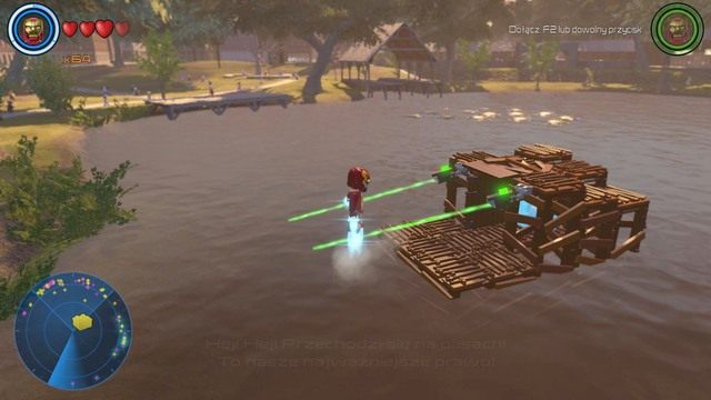 Na jeziorze w central parku znajdziesz platformę ze złotym klockiem - Złote klocki | Centralny Manhattan - sekrety | LEGO Marvels Avengers - LEGO Marvels Avengers - poradnik do gry