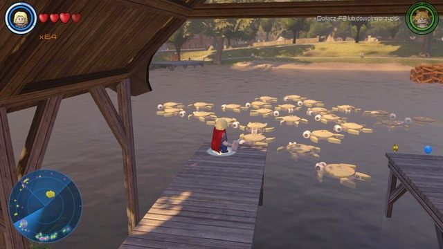 Na stawie w Central Parku znajdziesz żółwie, po których musisz skakać - Złote klocki | Centralny Manhattan - sekrety | LEGO Marvels Avengers - LEGO Marvels Avengers - poradnik do gry