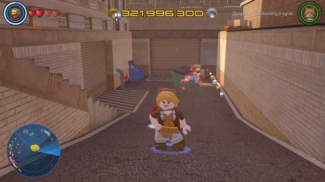 Podejdź do widocznego na obrazku kontenera i otwórz go korzystając z postaci Visiona - Złote klocki | Centralny Manhattan - sekrety | LEGO Marvels Avengers - LEGO Marvels Avengers - poradnik do gry