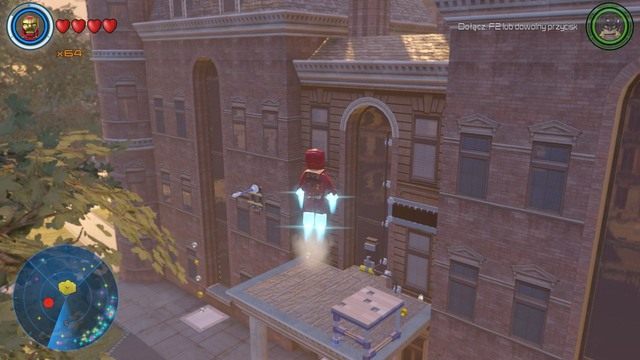 W centralnej części znajdziesz budynek pokazany na obrazku - Złote klocki | Południowy Manhattan - sekrety | LEGO Marvels Avengers - LEGO Marvels Avengers - poradnik do gry