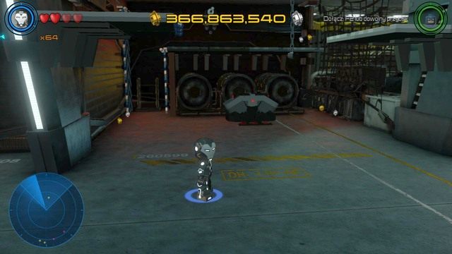 W hangarze znajdziesz kolejny klocek - Złote klocki | Helicarrier S.H.I.E.L.D. - sekrety | LEGO Marvels Avengers - LEGO Marvels Avengers - poradnik do gry