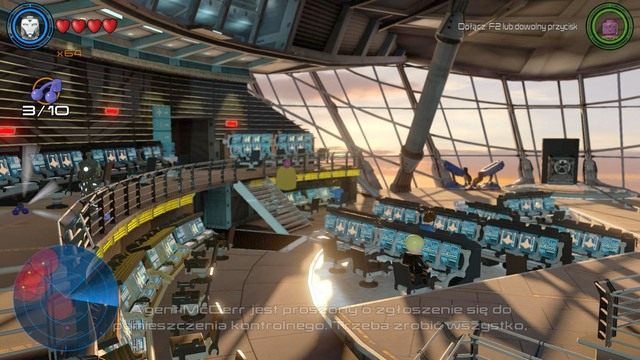 Czwarta w centrum dowodzenia, po lewej stronie - Zadania poboczne | Helicarrier S.H.I.E.L.D. - sekrety | LEGO Marvels Avengers - LEGO Marvels Avengers - poradnik do gry