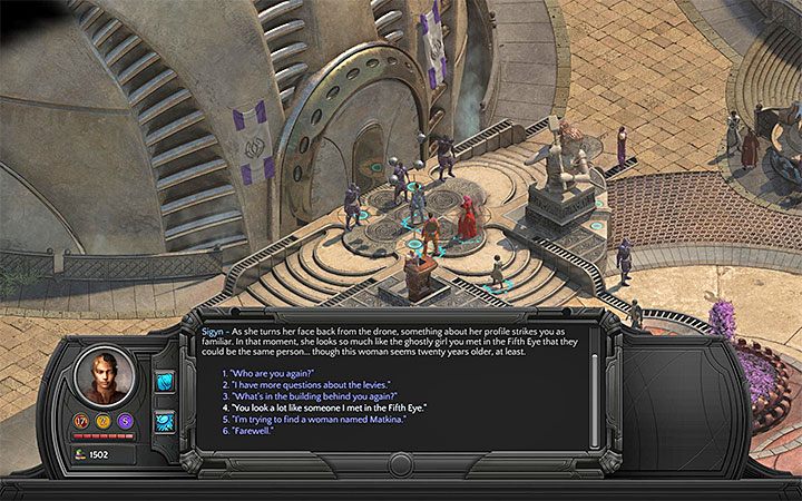 Syvin odnajdziesz w Dzielnicy Rządowje - Szara imitacja (Ashen Imitation) - zadanie poboczne | Torment Tides of Numenera - Torment: Tides of Numenera - poradnik do gry