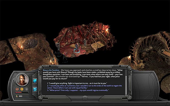 Obiecaj pomóc Skourze - Co wiatry porwały (What the Winds Took) - Torment: Tides of Numenera - poradnik do gry