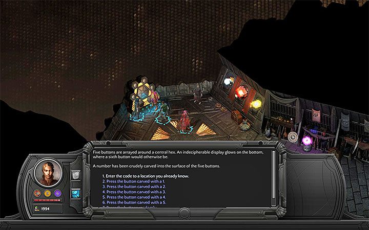 Wybieraj kolejne cyfry zgodnie z kombinacją z notatki od Feniksa - Mądrość Feniksa (Phoenixs Wisdom) - poboczne zadanie - Torment: Tides of Numenera - poradnik do gry