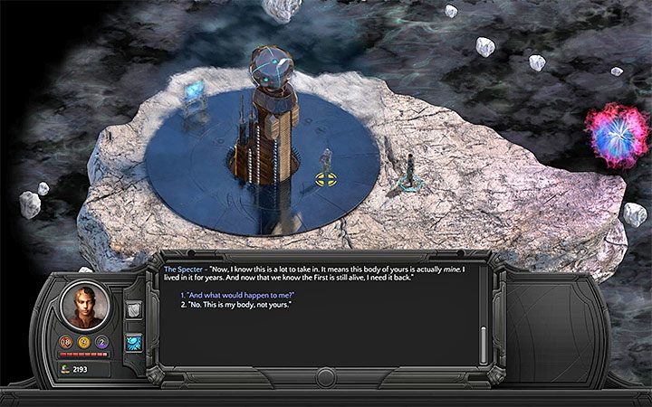 Nie myśl nawet o tym żeby oddawać kontrolę nad swoim ciałem, bo oznacza to nieodwracalny koniec gry - Sanktuarium Miel Avest (The Sanctuary of Miel Avest) - główne zadanie - Torment: Tides of Numenera - poradnik do gry