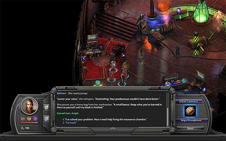 Salimeri z Zakonu Prawdy może ci podarować fragment Areph - Jak skonstruować Pierścień Cieni (The Shadow Ring) | Torment Tides of Numenera - Torment: Tides of Numenera - poradnik do gry