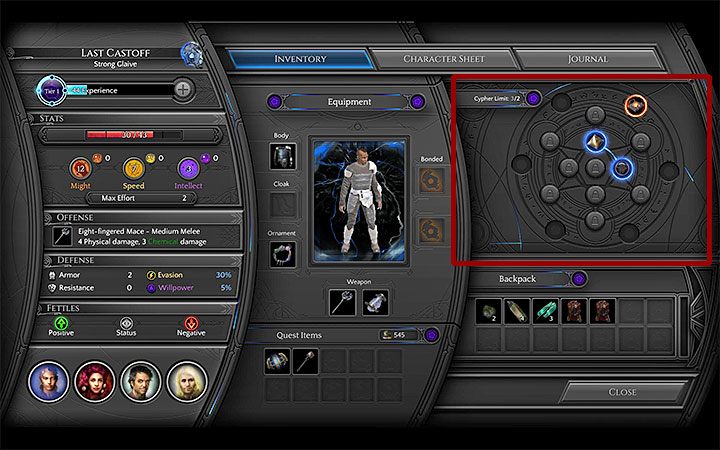 Choroba pojawia się w momencie przekroczenia limitu enigmatów - Choroba enigmatoidalna (Cypher Sickness) w Torment Tides of Numenera - Torment: Tides of Numenera - poradnik do gry