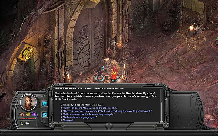 Ostatnia szansa na zmianę zadania to rozmowa z Bruscą przy wejściu do fortecy - Zadania czasowe, questy na czas - najważniejsze informacje - Torment: Tides of Numenera - poradnik do gry