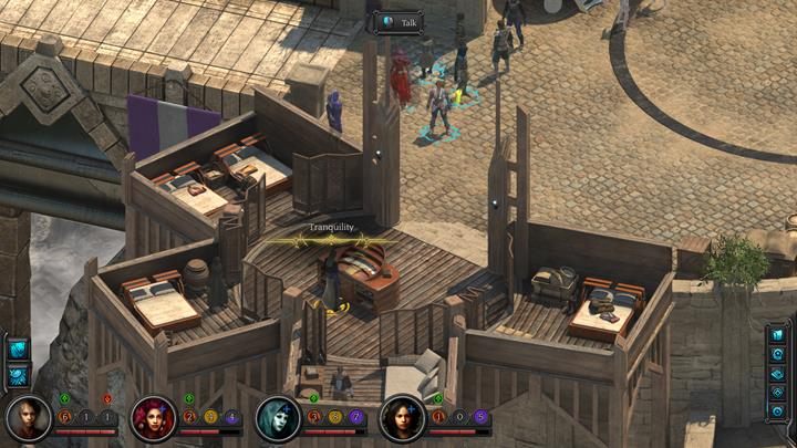 Powrót do samotni umożliwia np. Idylla, kobieta w Karawanseraj. - Jak wrócić do labiryntu i jak się z niego wydostać? | Torment Tides of Numenera - Torment: Tides of Numenera - poradnik do gry