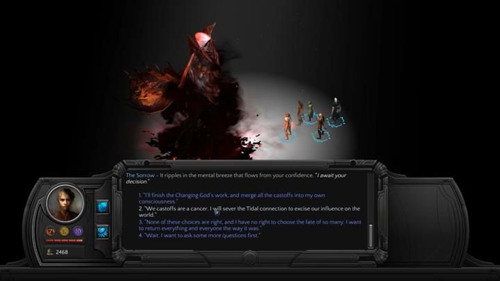 Możesz zdecydować się na zerwanie połączenia z nurtami. - Lista zakończeń Torment: Tides of Numenera - Torment: Tides of Numenera - poradnik do gry
