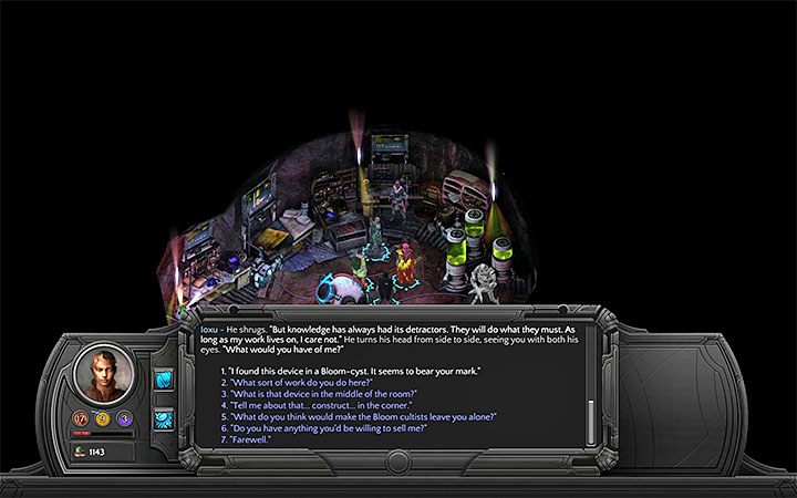 Ioxu może ci udzielić podpowiedzi, ale spotkanie z nim nie jest obowiązkowe - Jak zdobyć skalpel do otwierania Paszcz w Wykwicie? | Torment Tides of Numenera - Torment: Tides of Numenera - poradnik do gry