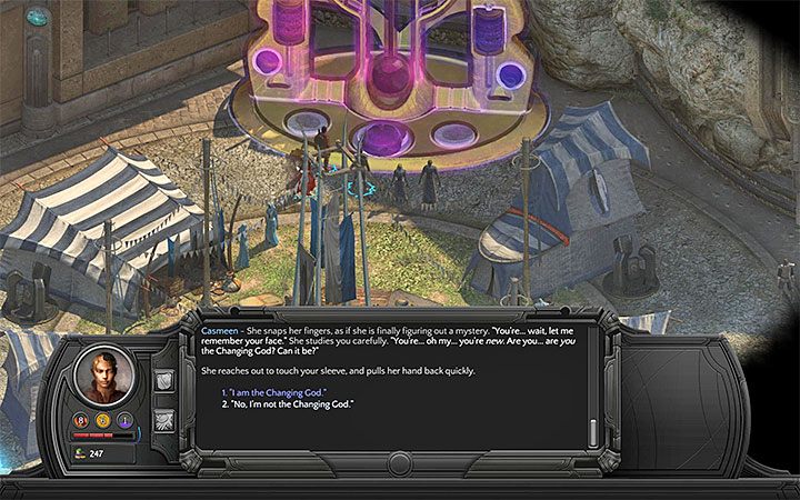 1A) Dotrzyj do obozowiska Wyznawców Pana Wcieleń na Małym Rynku (M3 - Gdzie można odpocząć w Klifach Sagusa? | Torment Tides of Numenera - Torment: Tides of Numenera - poradnik do gry