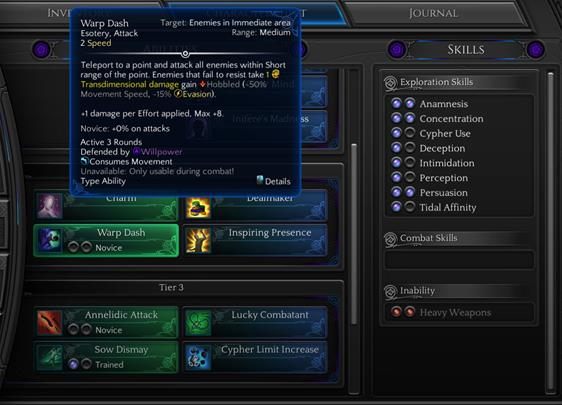 Szelma posiada silne umiejętności bojowe, z których zdecydowanie warto korzystać. - Szelma (Jack) | Torment Tides of Numenera - Torment: Tides of Numenera - poradnik do gry