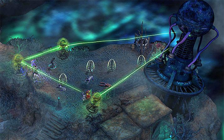 Przeciwników możesz m.in. uwięzić dzięki aktywacji pylonów - Prawo do istnienia (The Right To Exist) - Torment: Tides of Numenera - poradnik do gry