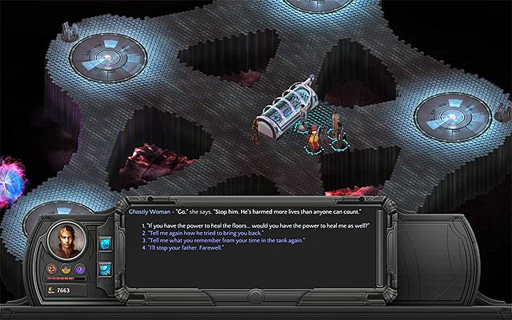 Poproś Widmo Kobiety o darmowe leczenie! - Prawo do istnienia (The Right To Exist) - Torment: Tides of Numenera - poradnik do gry