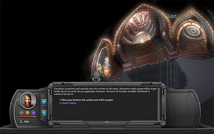 Zbadaj boczne drzwi i zalicz związane z nimi sceny - Prawo do istnienia (The Right To Exist) - Torment: Tides of Numenera - poradnik do gry