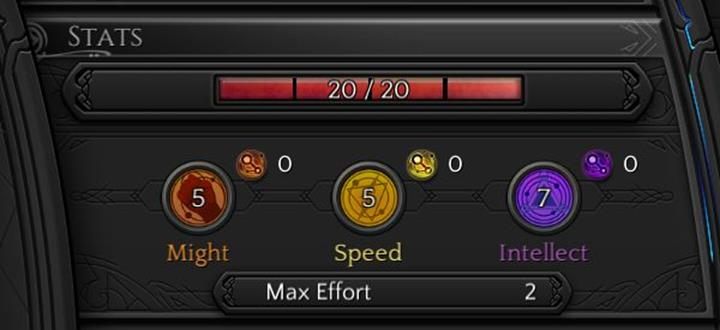 Twoją postać opisują trzy główne współczynniki, które możesz rozdysponowywać na umiejętności i specjalne akcje - Atrybuty i biegłość postaci w Torment Tides of Numenera - Torment: Tides of Numenera - poradnik do gry