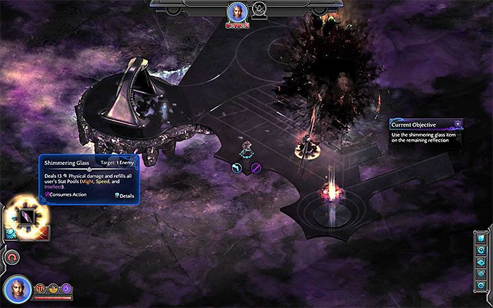 Wybierz kawałek szkła z inwentarza, by pokonać ostatnie odbicie - Prolog i tworzenie postaci | Torment Tides of Numenera - Torment: Tides of Numenera - poradnik do gry