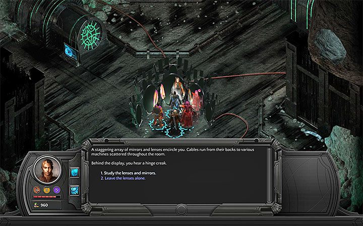 Dzięki zbadaniu lustra możesz zdobyć cenny artefakt, ale i znaleźć się w niebezpieczeństwie - Siedliszcze Stychów (Sticha Lair) i Zasypane Rozwidlenie (Buried Crossroads) - Torment: Tides of Numenera - poradnik do gry