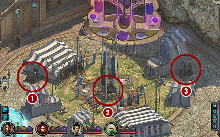 Trzeba będzie ponownie aktywować zegar stojący za postaciami, z którymi przed chwilą toczona była dyskusja - Upadek na ziemię - zadanie główne | Fallen to Earth | Torment Tides of Numenera - Torment: Tides of Numenera - poradnik do gry