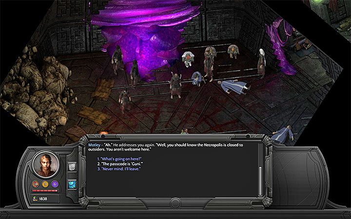 Przekaż Pstremu hasło Guni - Na tropie konstruktora (On the Builders Trail) - zadanie główne - Torment: Tides of Numenera - poradnik do gry