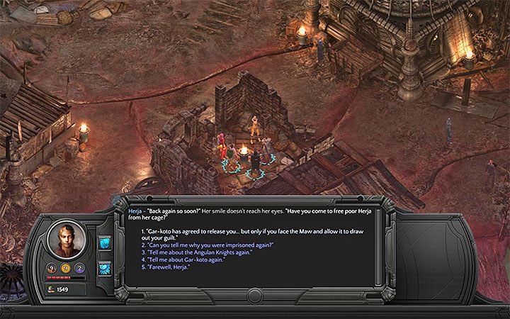 Herja zgodzi się na pożarcie przez Paszczę - Nowonarodzona Paszcza (The Newborn Maw) - Torment: Tides of Numenera - poradnik do gry