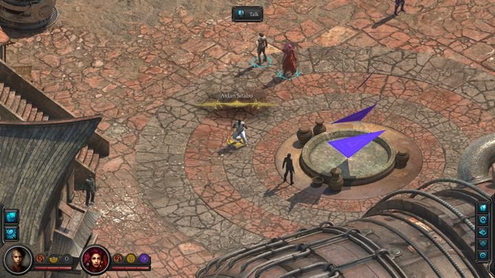 Pojedynek z Aidanem Sitabo - Przebywa on w dzielnicy Skraj Klifu (M6 - Miejsca odblokowywania stałych premii do statystyk | Torment Tides of Numenera - Torment: Tides of Numenera - poradnik do gry