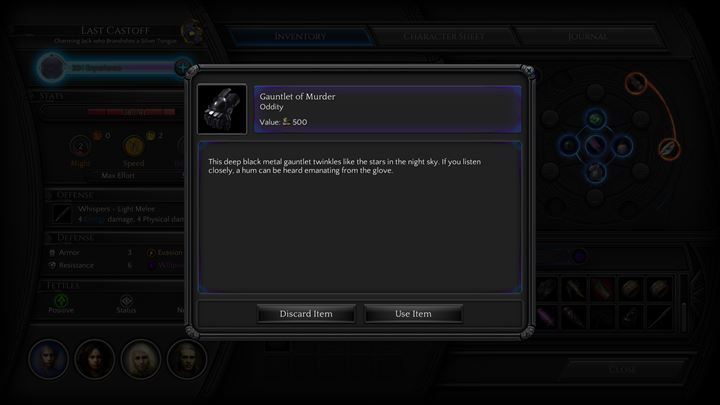 Zdobycie Rękawicy Mordu - Przedmiot ten możesz zdobyć od Dorana, który stanie ci na drodze po powrocie do portalu we Wstąpieniu (M20 - Miejsca odblokowywania stałych premii do statystyk | Torment Tides of Numenera - Torment: Tides of Numenera - poradnik do gry