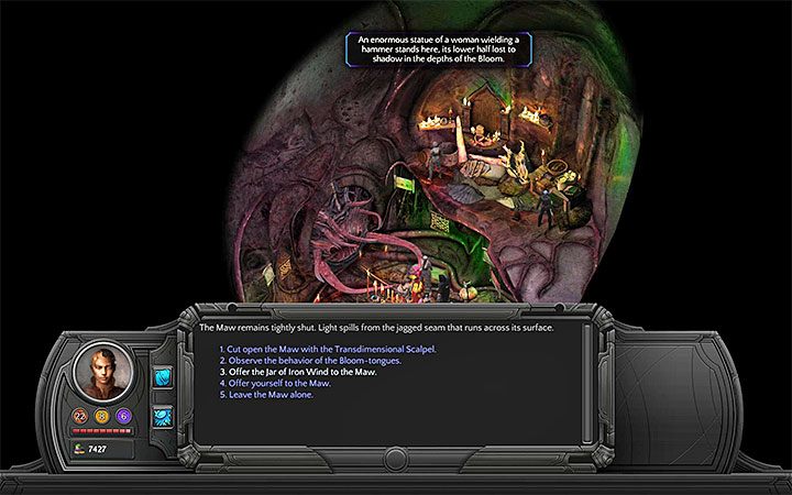 Paszczę w Świątyni Chili możesz otworzyć na kilka sposobów - W głębiny (Into the Depths) - Torment: Tides of Numenera - poradnik do gry