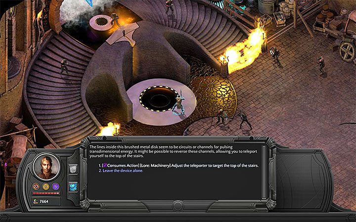 Możesz aktywować teleporty lub przebić się przez jedno z pól siłowych - W głębiny (Into the Depths) - Torment: Tides of Numenera - poradnik do gry