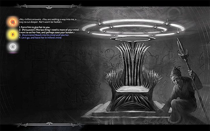 Skorzystaj z Perswazji lub Anamnezy żeby uwolnić Choi - Odcięte dziecko (Severed Child) - poboczne zadanie | Torment Tides of Numenera - Torment: Tides of Numenera - poradnik do gry