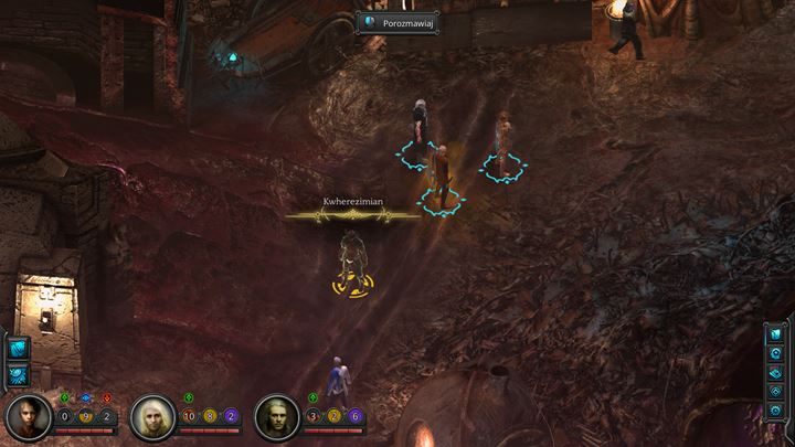 Po otwarciu paszczy, pojawi się następna zagadkowa postać. - Zadanie Rhin - Torment: Tides of Numenera - poradnik do gry