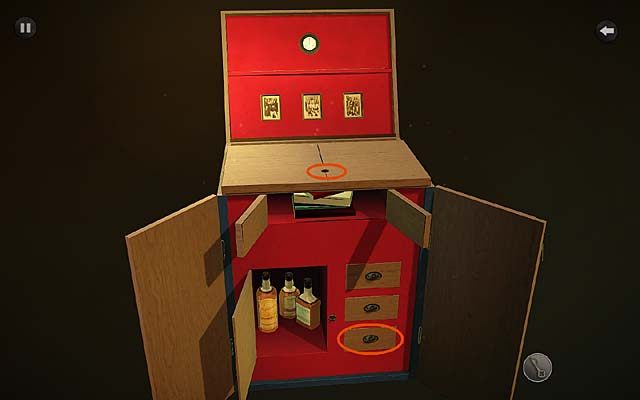 Pora zająć się broniącym dostępu do dalszej części kufra blatem - Zbadaj posiadłość - Rozdział trzeci - Churston - Agatha Christie: The ABC Murders - poradnik do gry