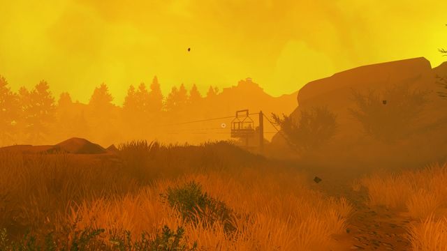 Gdy dotrzesz do krańca mapy wejdź do wagonika - Dzień 79 - Opis przejścia - Firewatch - poradnik do gry