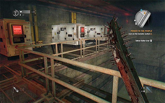 Pomieszczenie z drugim przełącznikiem - Władza i elektryfikacja (Power to the People) | Poboczne zadania - Stacja benzynowa - Dying Light: The Following - poradnik do gry