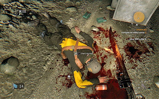 Do zbadania są m.in. trzy ciała - Anomalie (Anomalies) | Główne zadania | Dying Light The Following - Dying Light: The Following - poradnik do gry