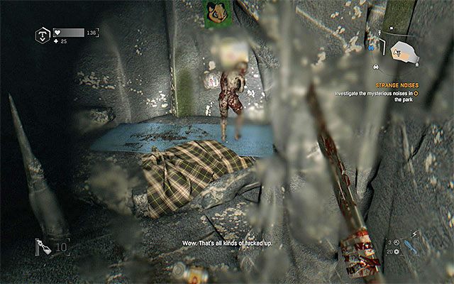 Za kradzieżą żywności stoi wyjec - Jaskinia jak jaskinia (Well Thats a Cave) | Poboczne zadania - Stacja benzynowa - Dying Light: The Following - poradnik do gry