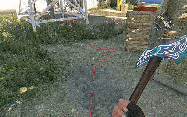 Proces przywrócenia dostaw prądu musisz rozpocząć od sprawdzenia biegnącego po całej posiadłości kabla zasilania - Vanitas | Główne zadania | Dying Light The Following - Dying Light: The Following - poradnik do gry