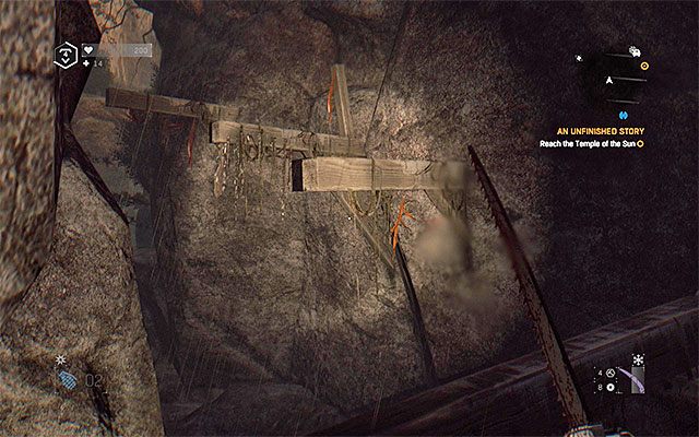 Ostrożnie przeskakuj na kolejne poziome belki - Niedokończona opowieść (An Unfinished Story) | Główne zadania - Dying Light: The Following - poradnik do gry