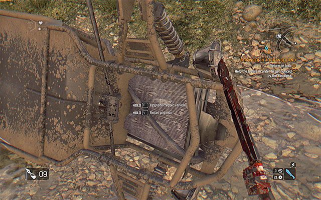 W wersji PC maszynę buggy przywraca się na koła klawiszem V - Podstawy jazdy, zastosowania auta buggy | Pojazd buggy - Dying Light: The Following - poradnik do gry
