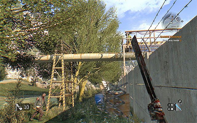 Wdrap się na górne balkoniki - Zdobyć zaufanie (Gaining Credence) | Główne zadania | Dying Light The Following - Dying Light: The Following - poradnik do gry