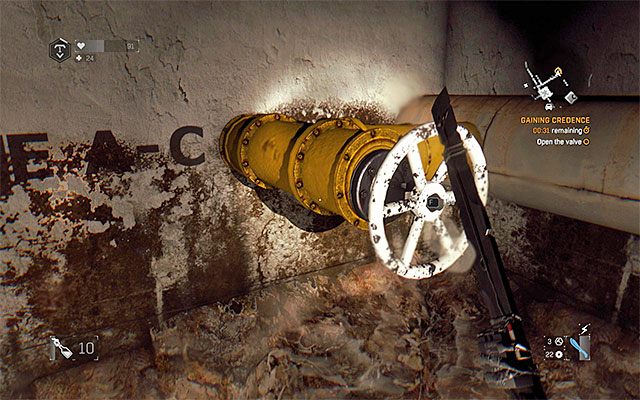 Kontynuuj podróżowanie wzdłuż rurociągu aż dotrzesz do małego budynku - Zdobyć zaufanie (Gaining Credence) | Główne zadania | Dying Light The Following - Dying Light: The Following - poradnik do gry