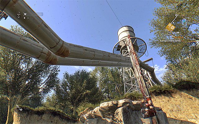 Zacznij od wysłuchania rozmowy z Jasirem na temat farmy Ercana - Łazarz (Lazarus) | Poboczne zadania - Farma Jasira | Dying Light The Following - Dying Light: The Following - poradnik do gry